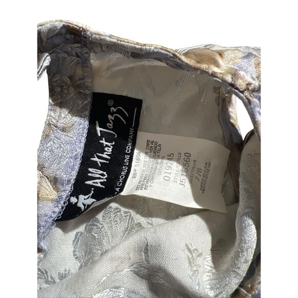 All That Jazz 80s Floral Sleeveless Mini Dress Feminine Romance Sz 7/8 - Picture 3 of 10